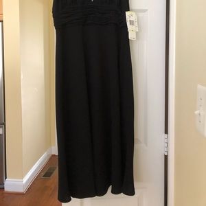 Brand new Evan Picone black evening dress
